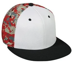 Adjustable Digital Camo Flat Visor Cap