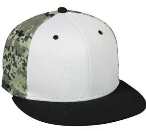 Adjustable Digital Camo Flat Visor Cap