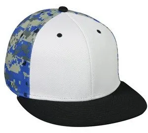 Adjustable Digital Camo Flat Visor Cap