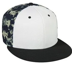 Adjustable Digital Camo Flat Visor Cap