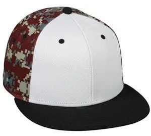 Adjustable Digital Camo Flat Visor Cap