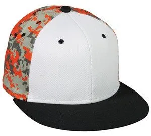 Adjustable Digital Camo Flat Visor Cap