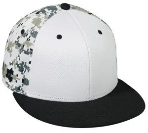 Adjustable Digital Camo Flat Visor Cap