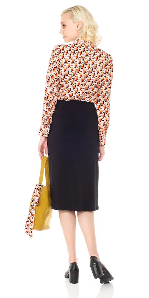 Armada Wrap Skirt, black
