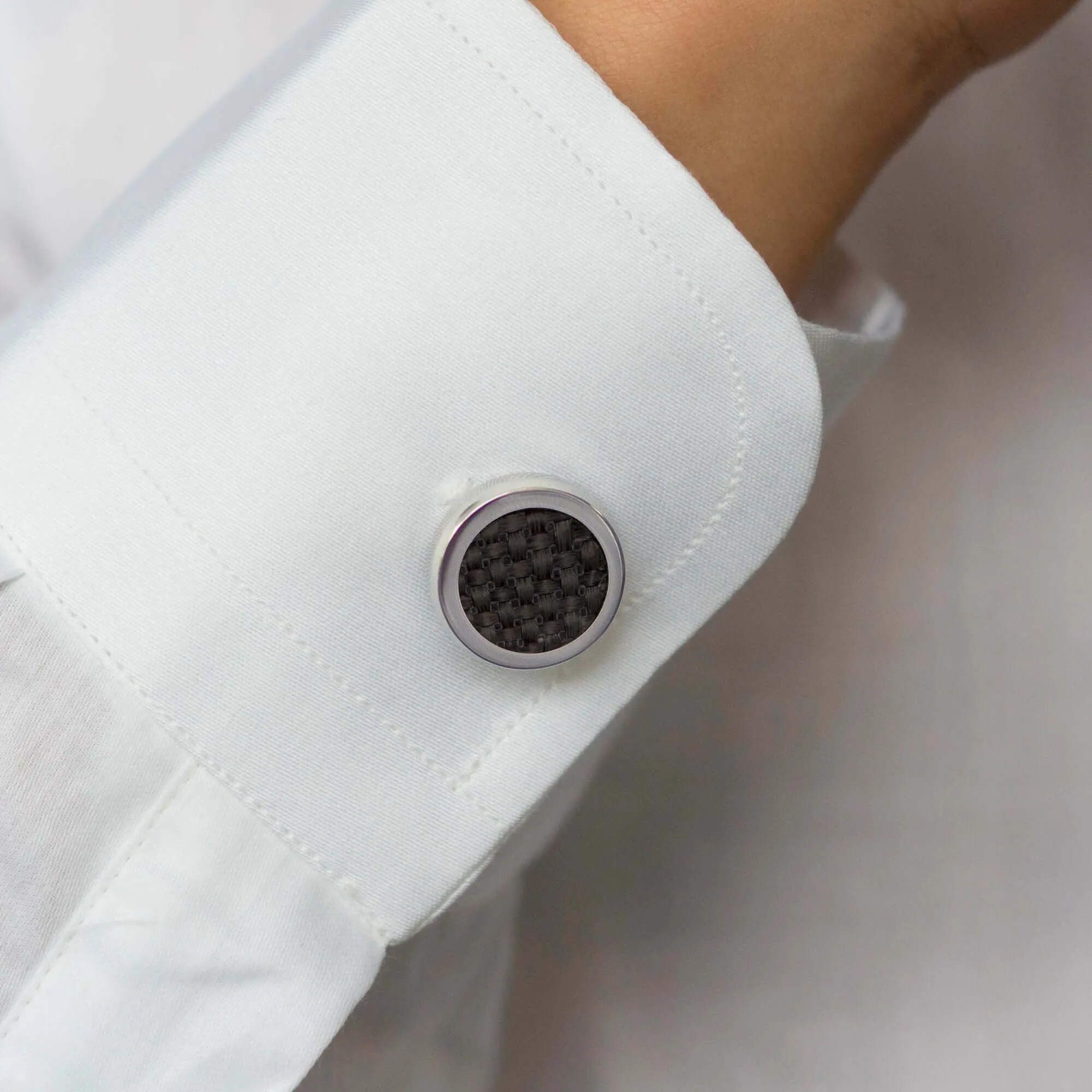 Azthom Carbon Fibre Button Cover