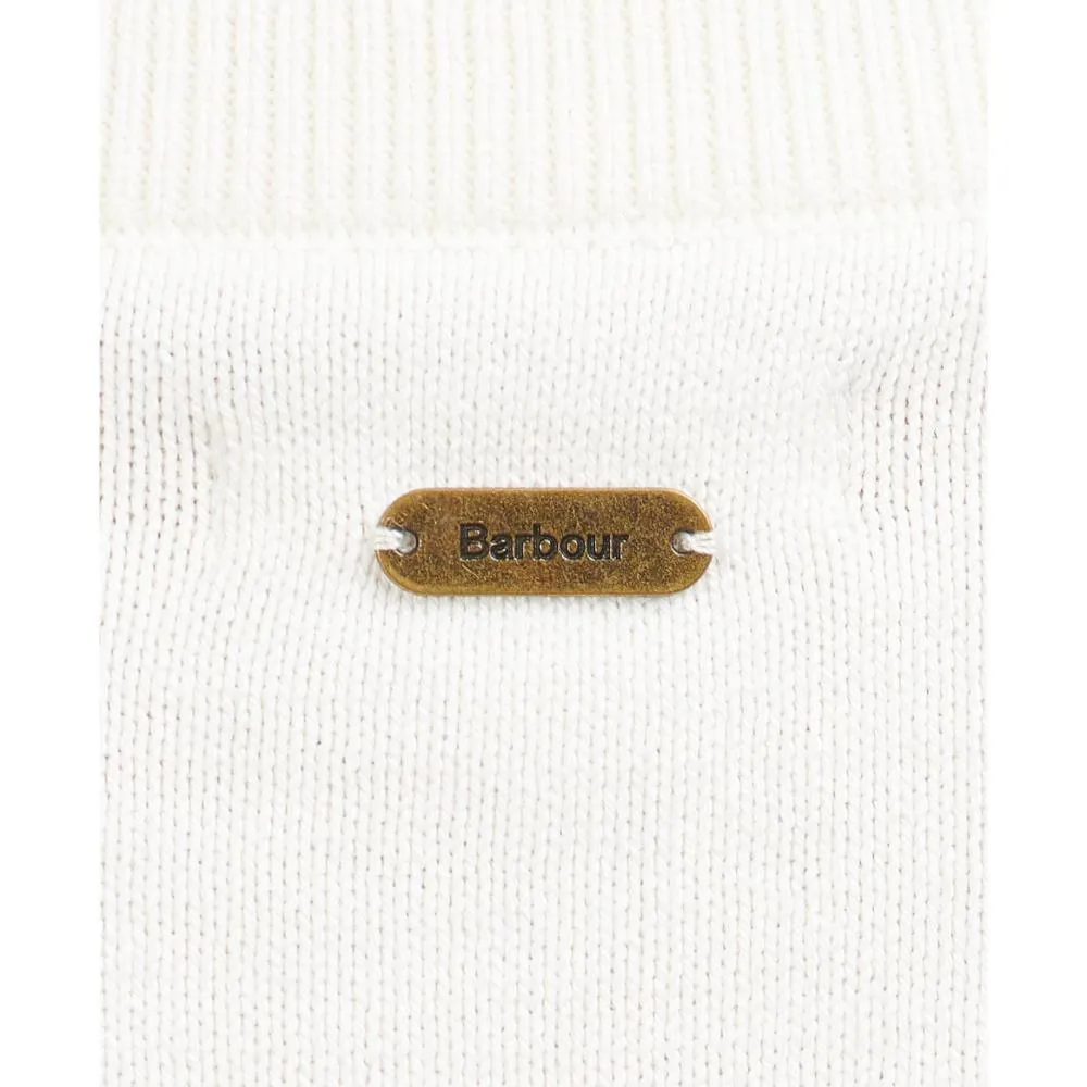 Barbour Hampton Ladies Knit - Off White