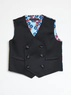 Daniele Alessandrini gilet nero neonati