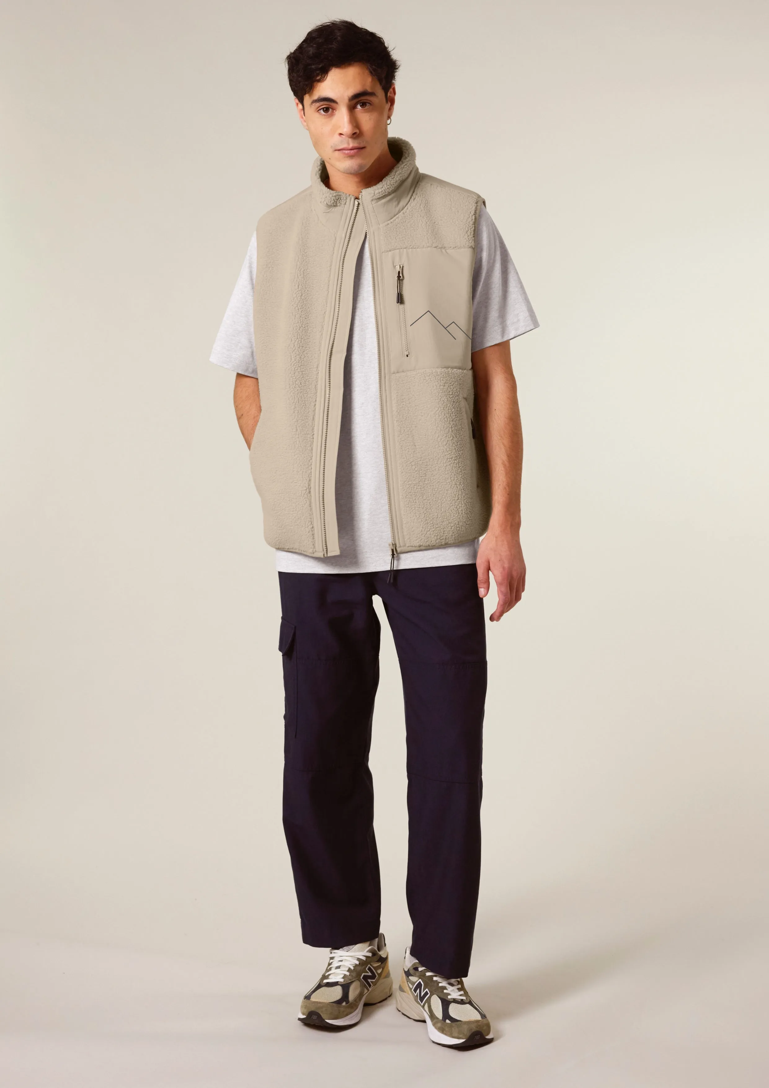 Due South Gilet- Fully Recycled premium fleece gilet