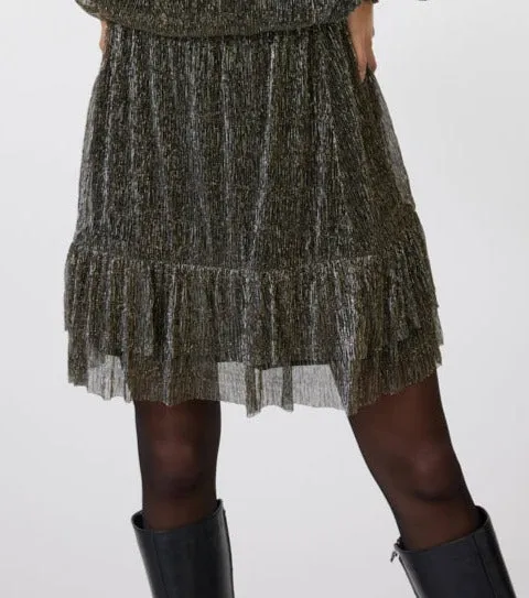 FANCY RUFFLE GLITTER SKIRT