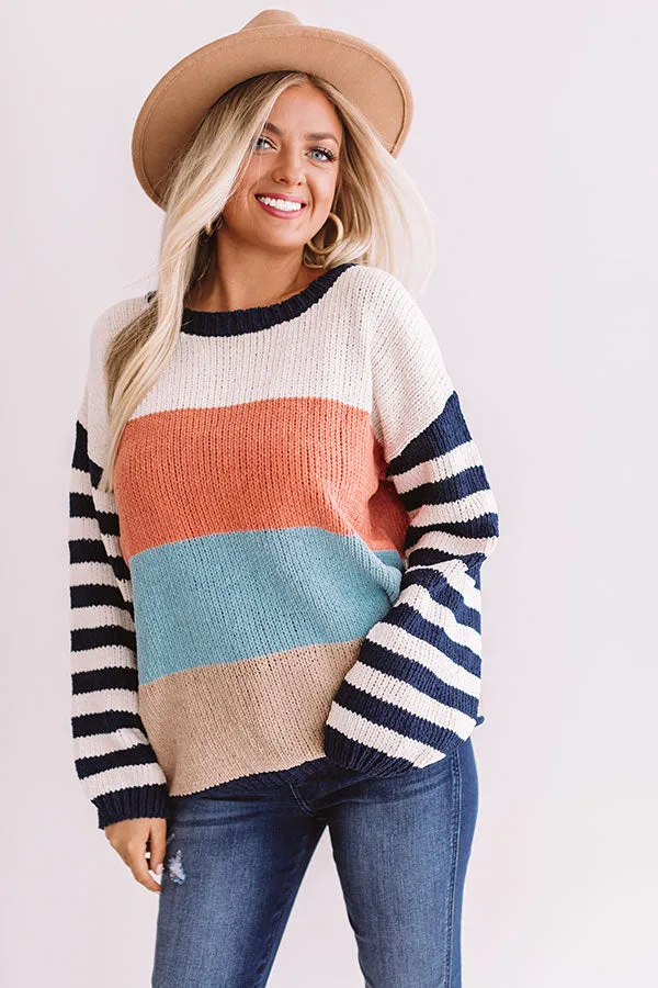 Finding Bliss Stripe Knit Sweater