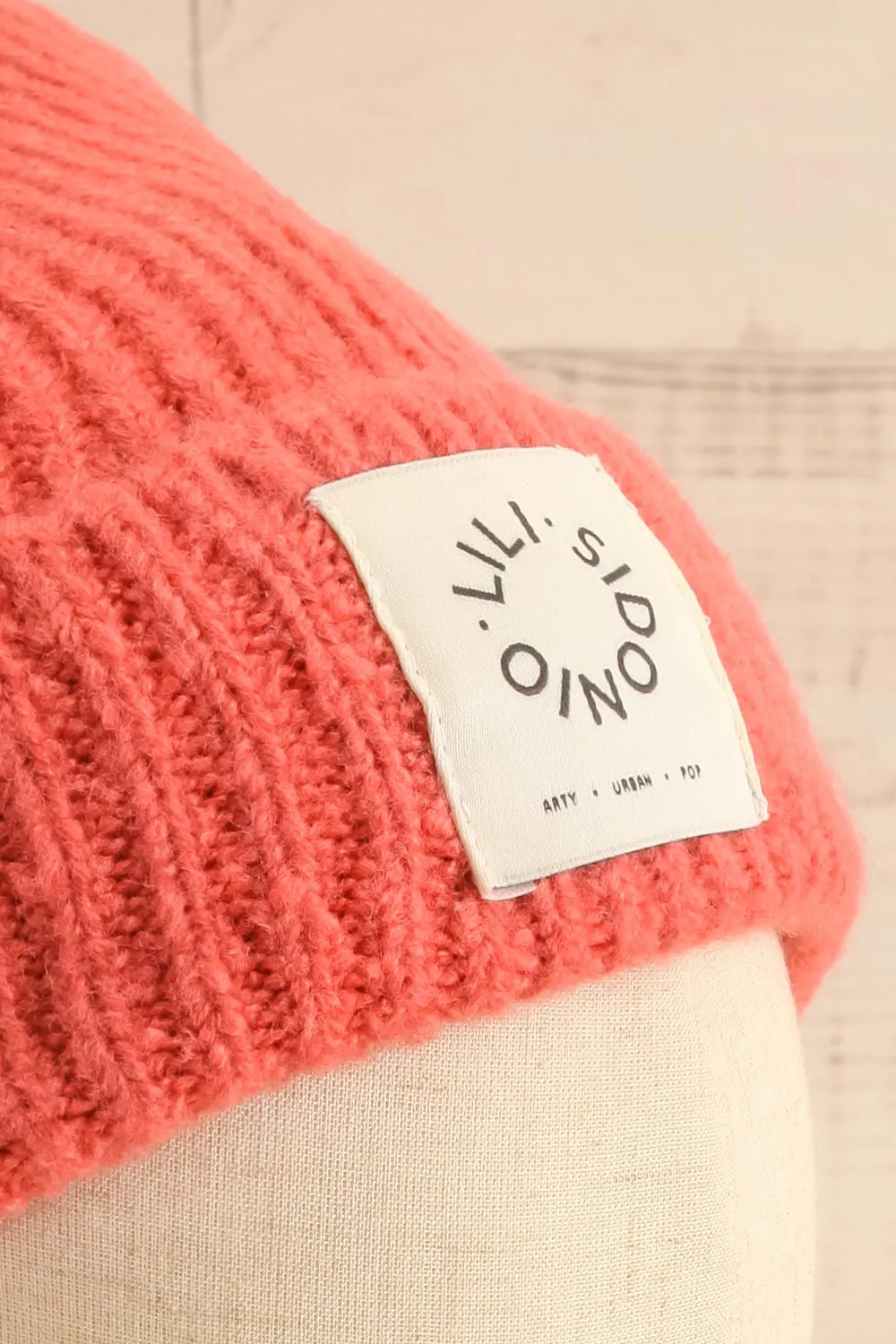 Getxo Coral | Rib Knit Tuque
