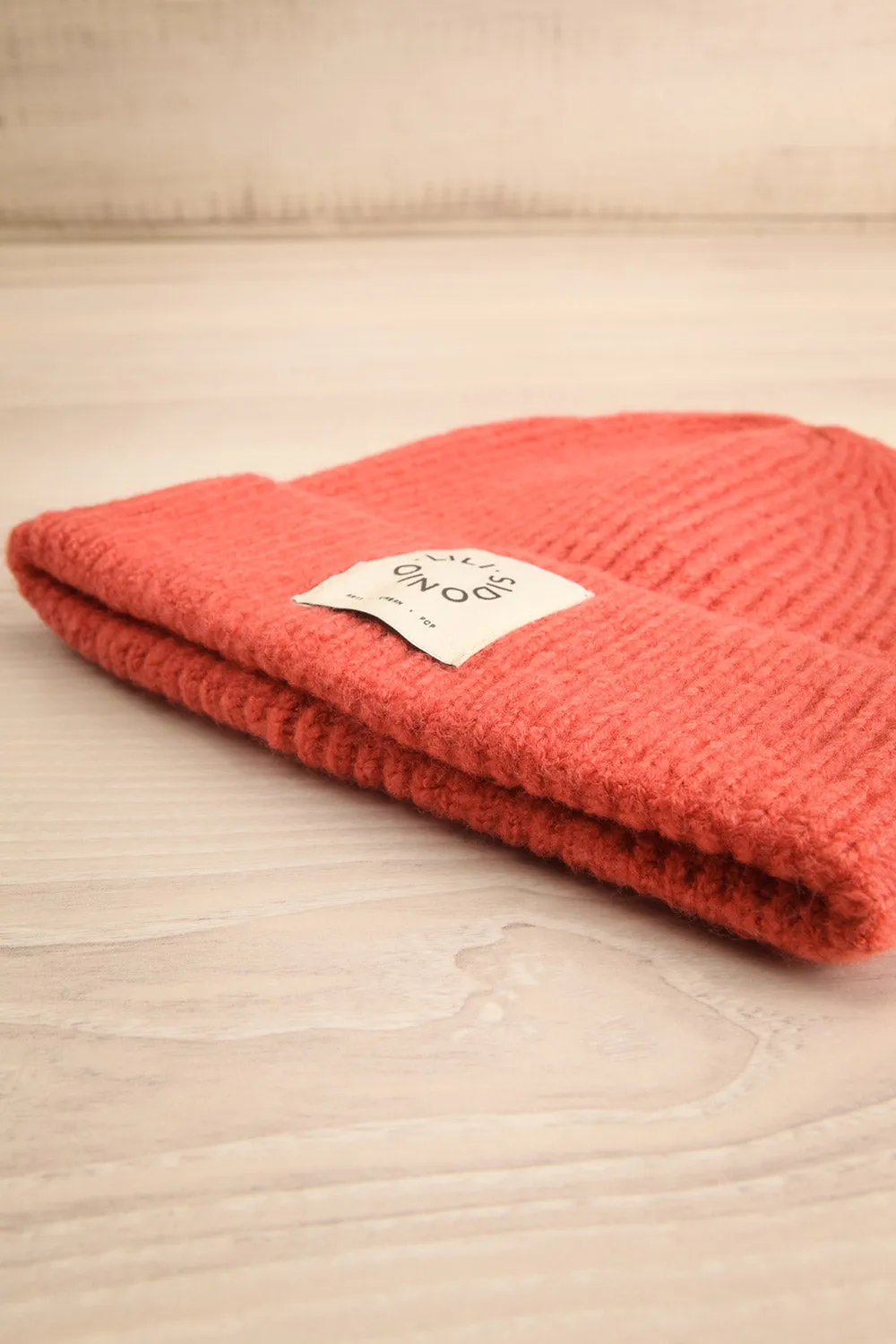 Getxo Coral | Rib Knit Tuque