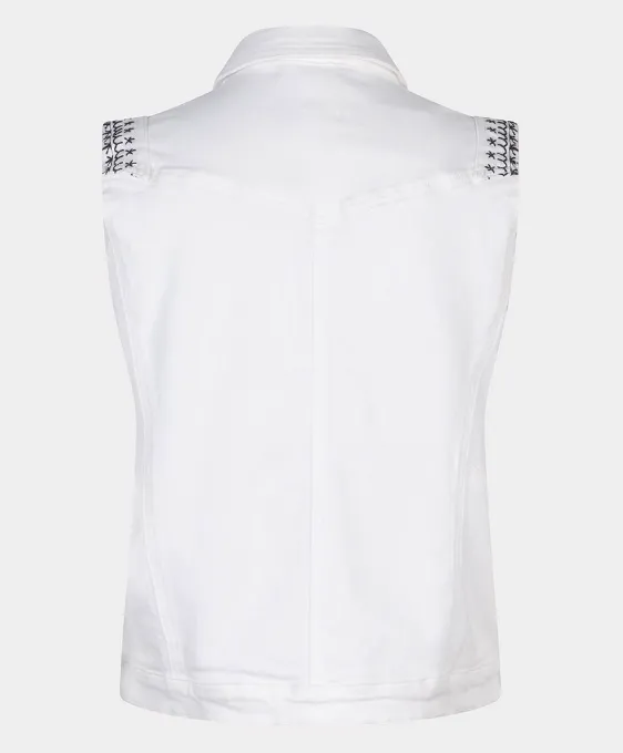 Gilet Jeans Embroidery Jacket SALE