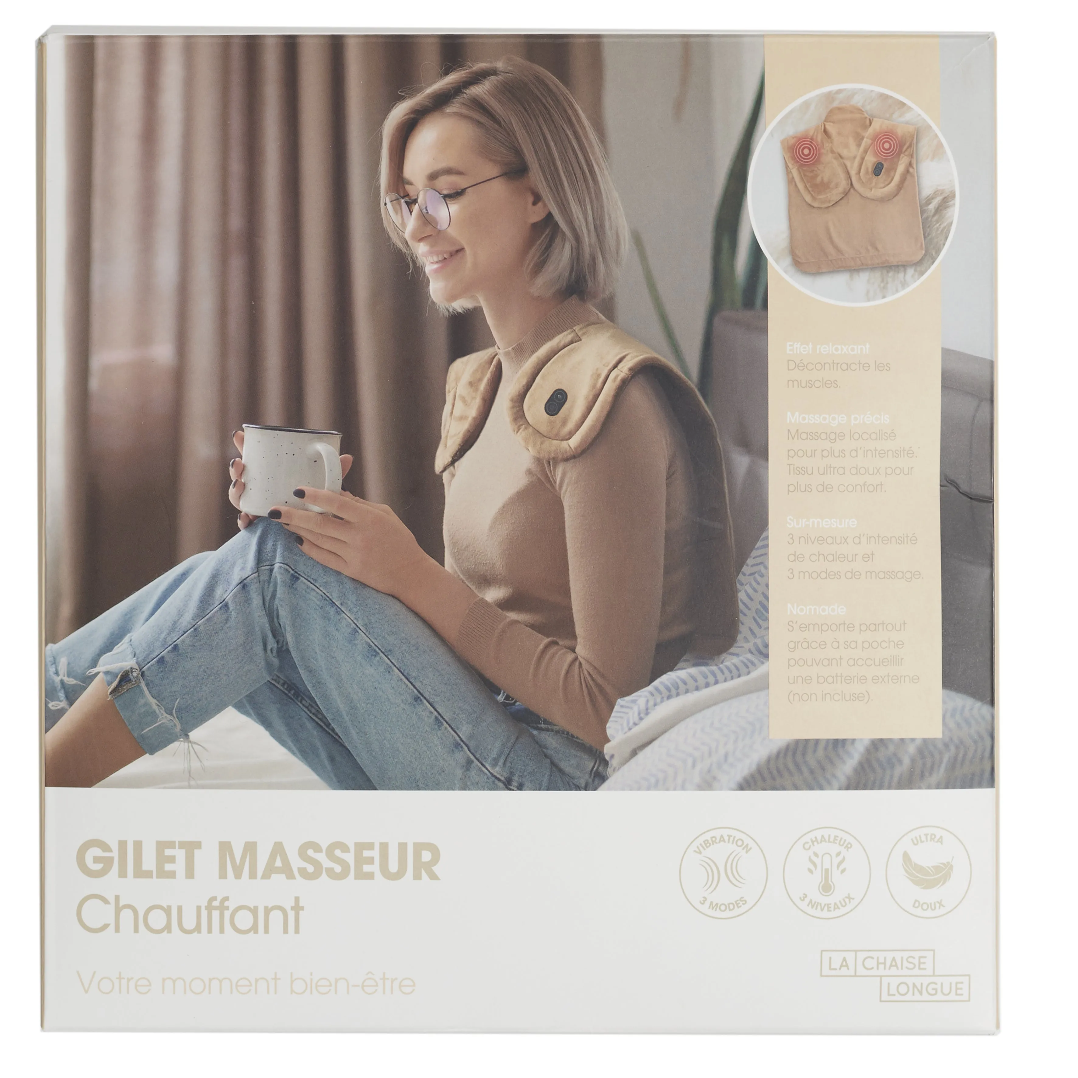 Gilet Masseur Chauffant