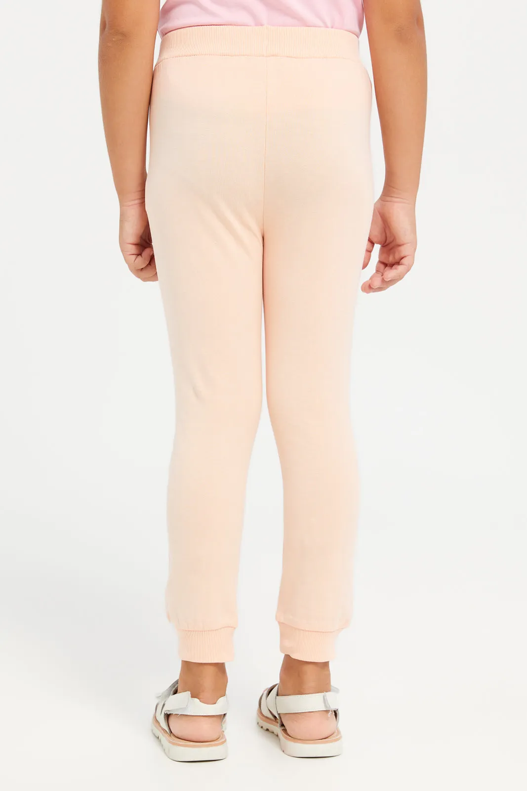 Girls Pink Salty Beach Active Pants