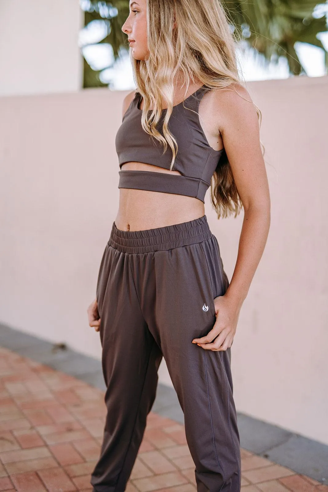 Grey Kickin Jogger