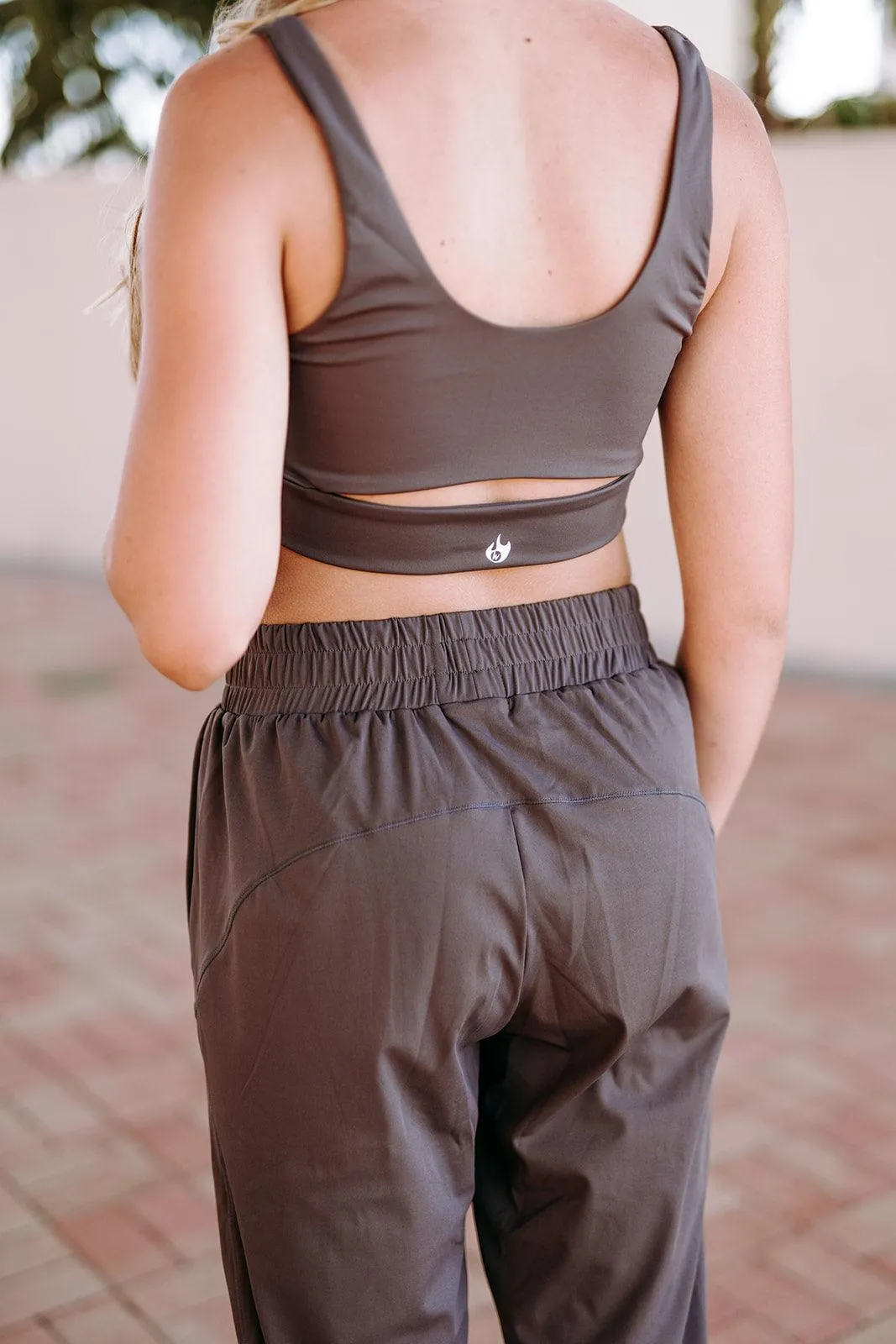 Grey Kickin Jogger