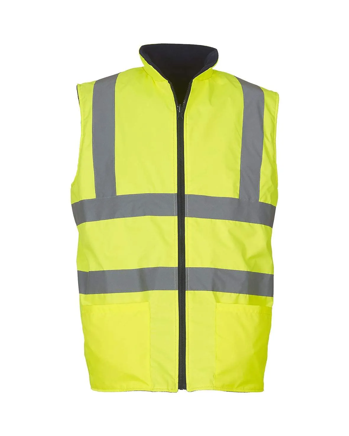 Hi-Vis Reversible Fleece Bodywarmer