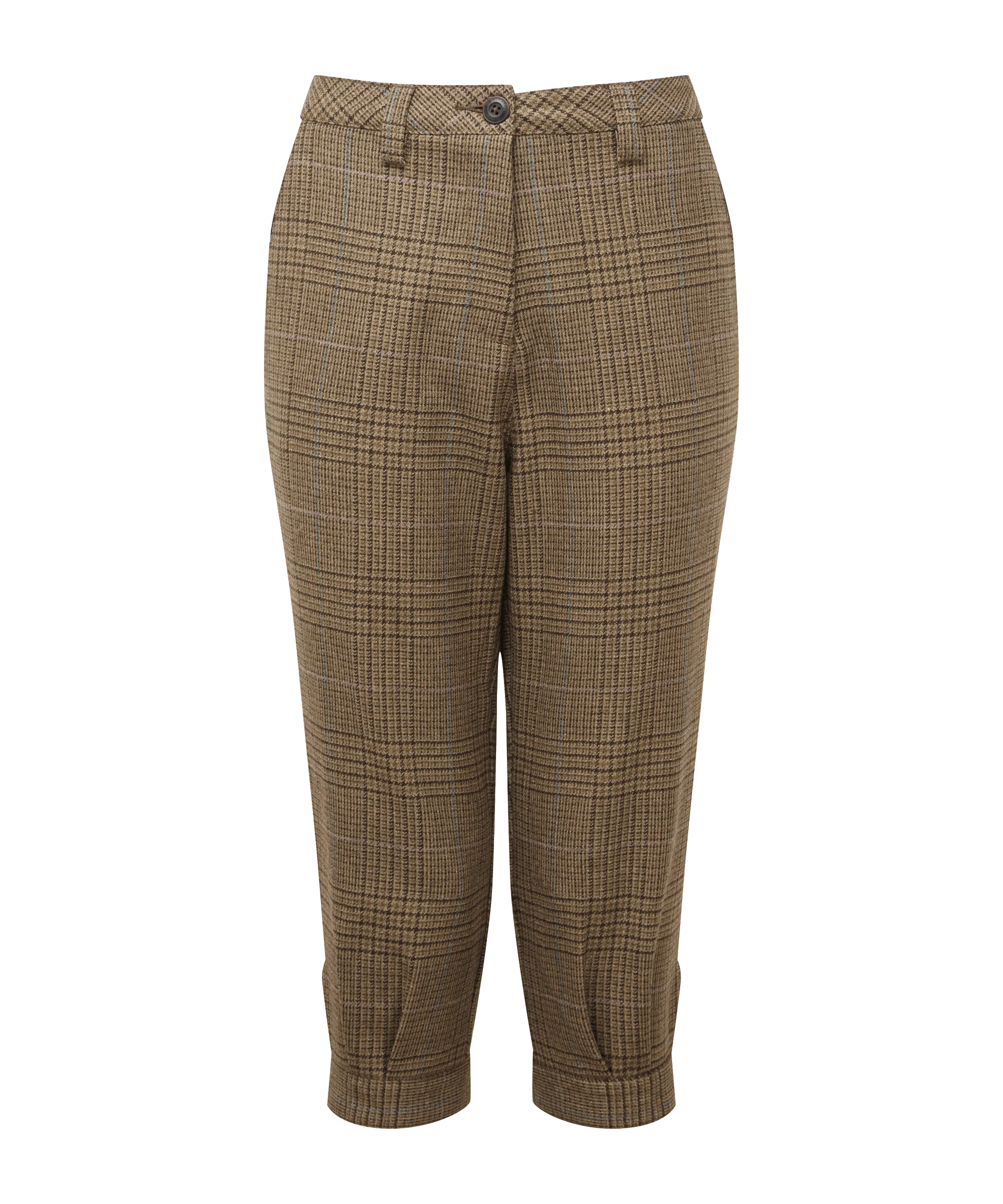 High Waisted Tweed Breeks - Teviot Tweed