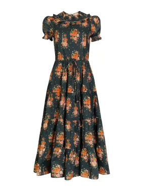 Indigo bouquet Alice dress