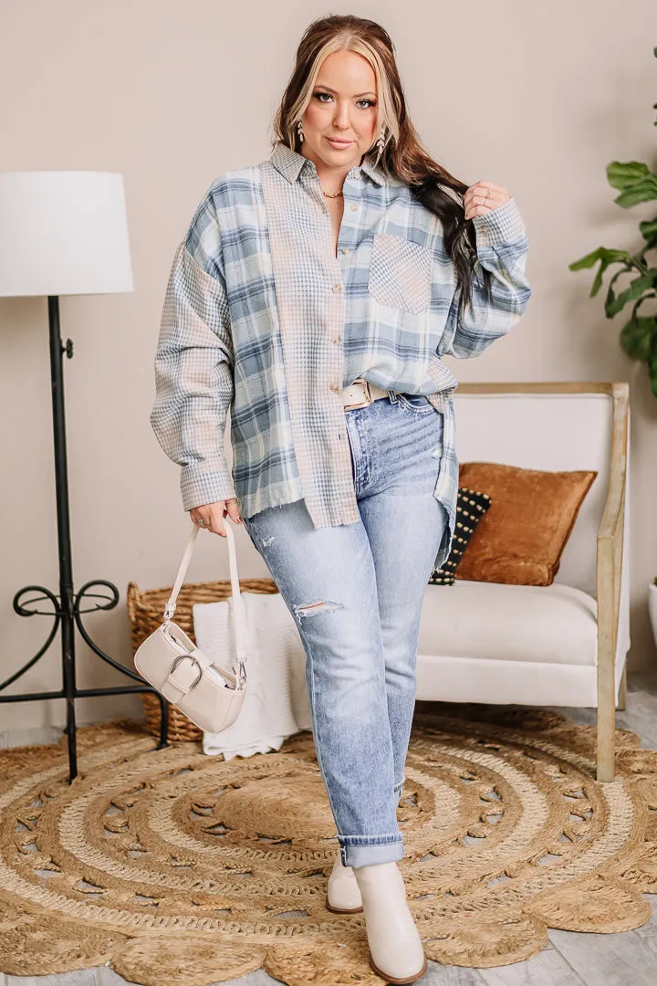 Kambrie Plaid Oversized Top