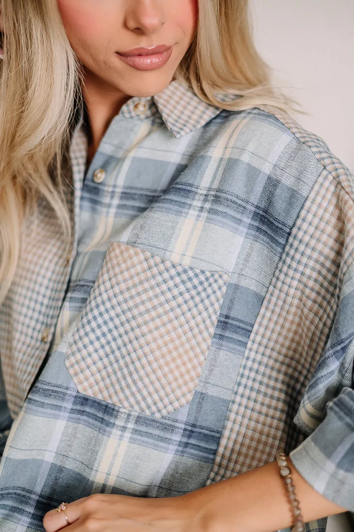 Kambrie Plaid Oversized Top