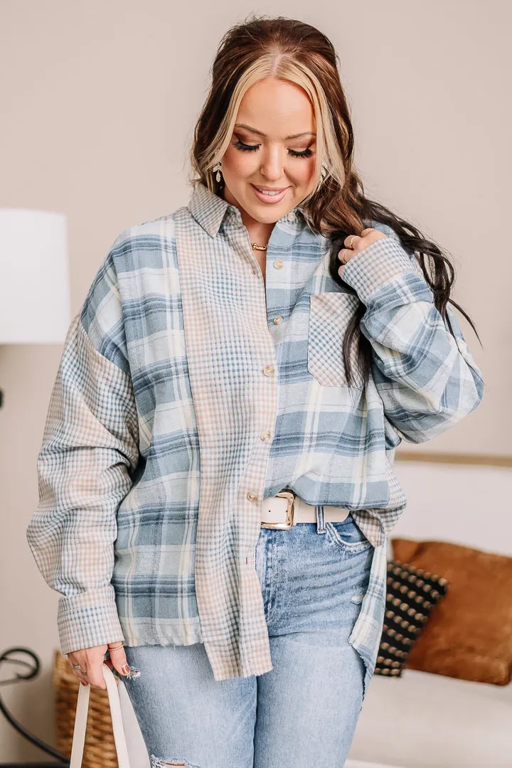 Kambrie Plaid Oversized Top