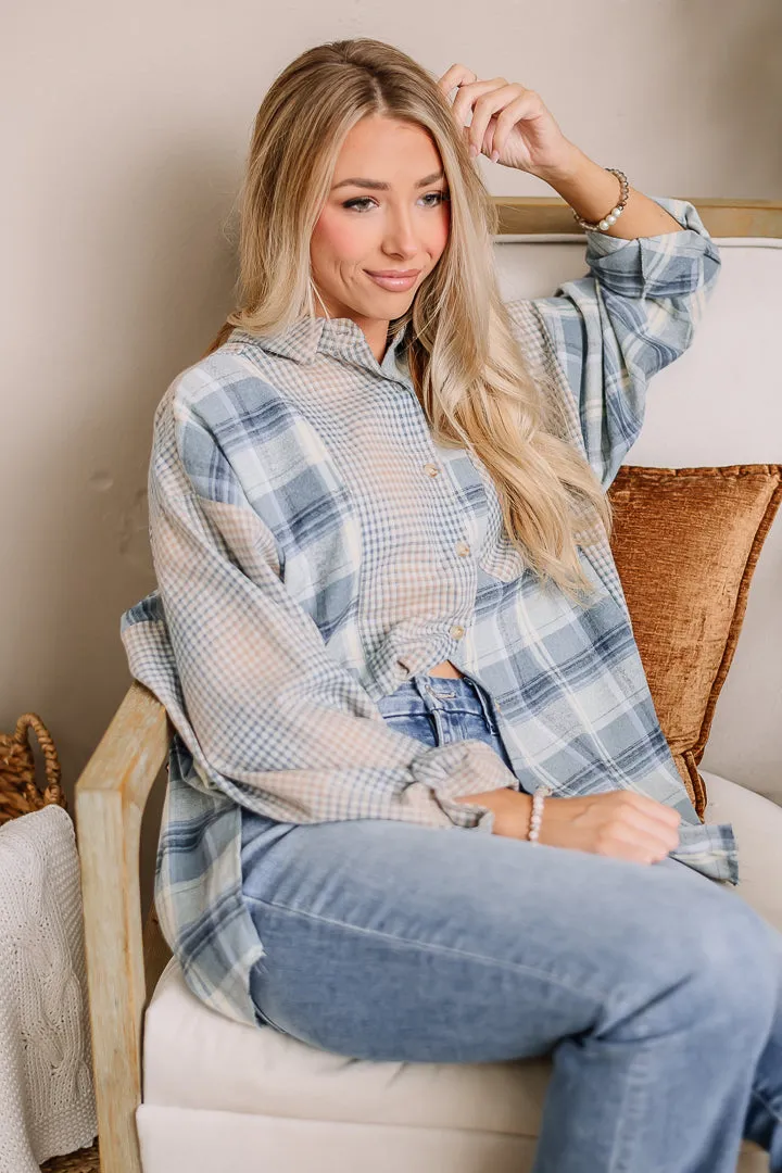 Kambrie Plaid Oversized Top