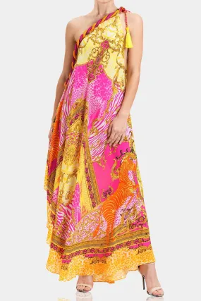 Long Silk Maxi Dress