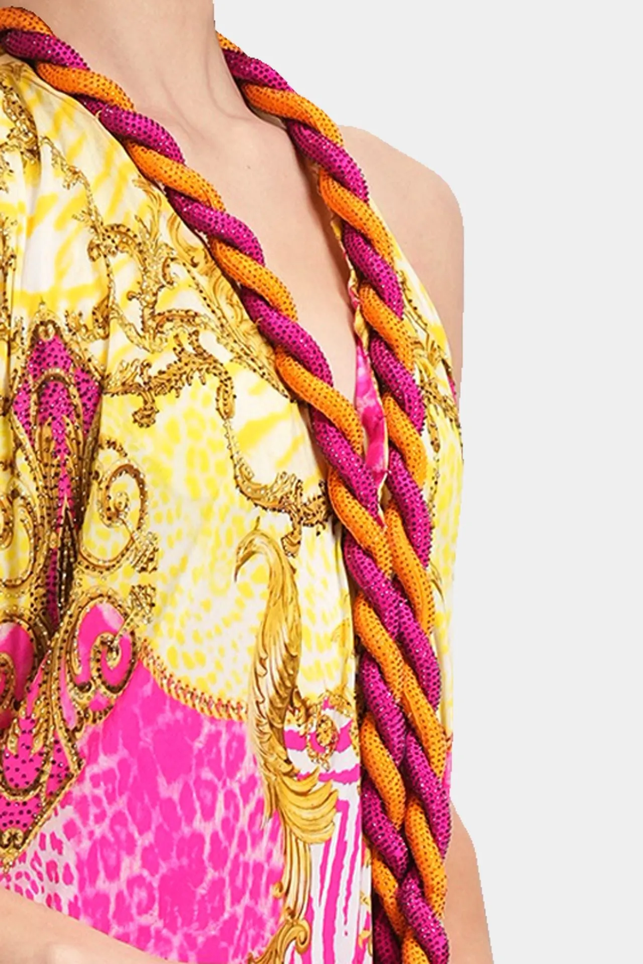 Long Silk Maxi Dress