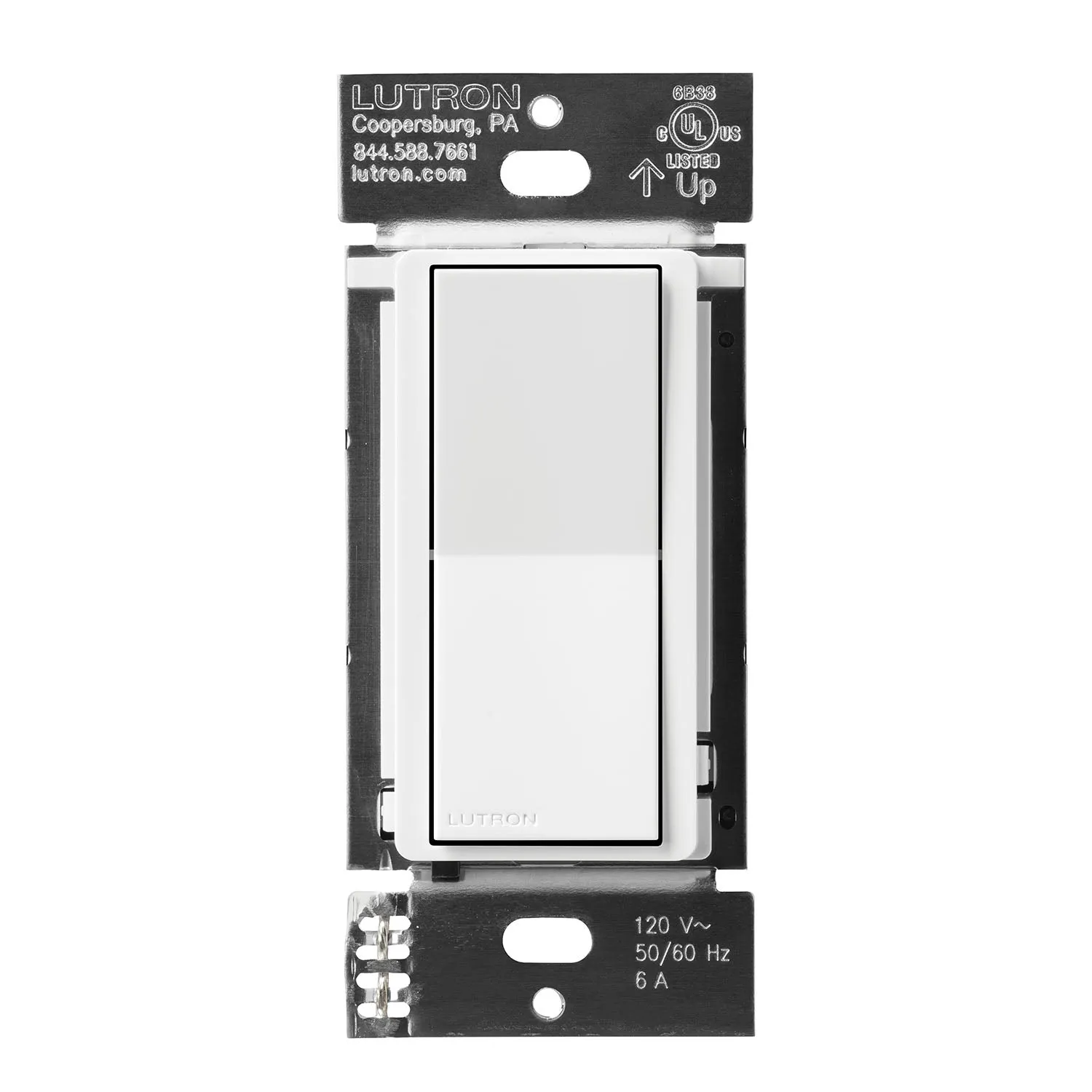 Lutron DVRF-AS Caseta Claro Smart Accessory Switch, Not for Standalone Use