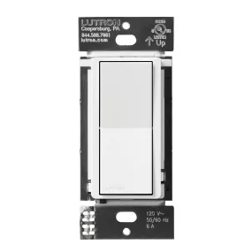 Lutron DVRF-AS Caseta Claro Smart Accessory Switch, Not for Standalone Use