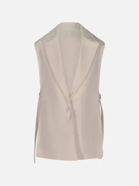 Marc Ellis gilet kids bianco lungo