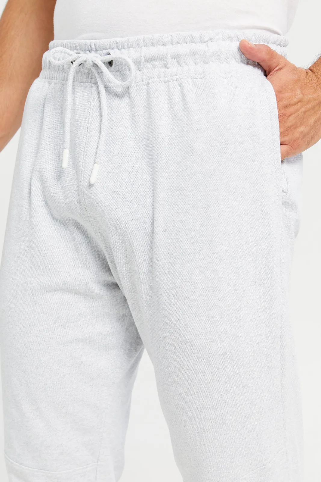 Men Ecru Jogger Pants