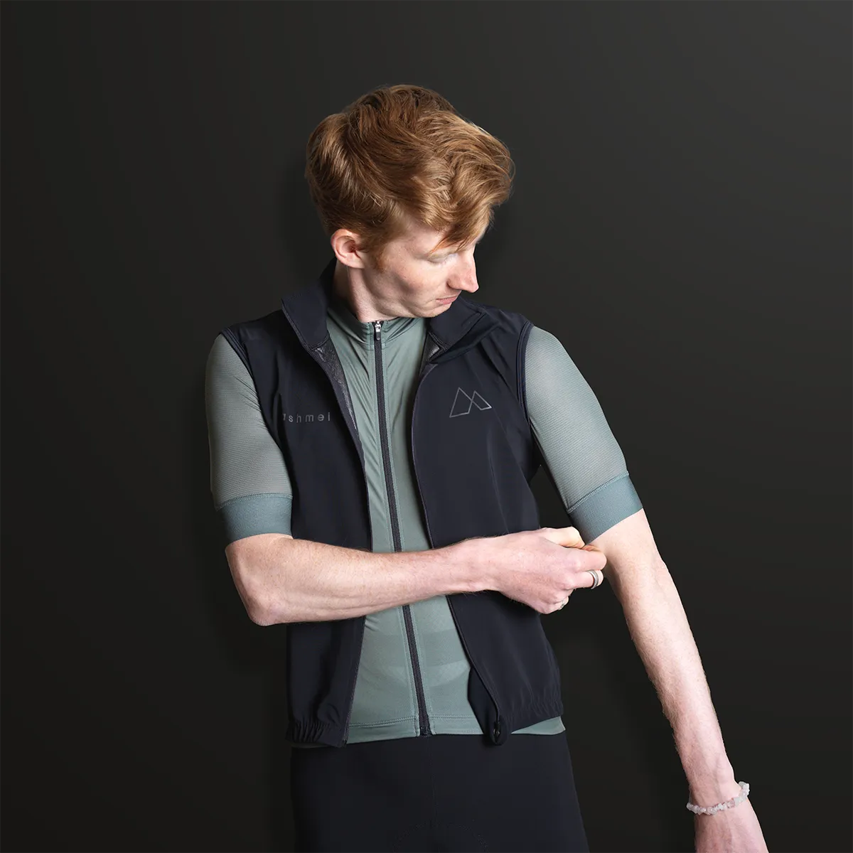 Men's Waterproof Gilet - Black