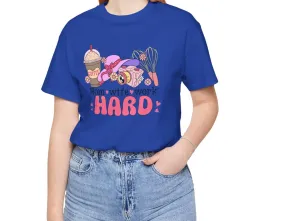 Mom, Wife, Work Hard | Short Sleeve Tee
