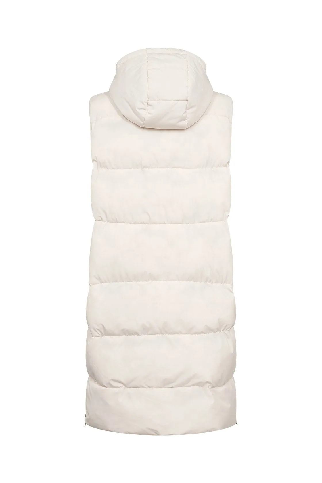 Nina Longline Gilet - Cream