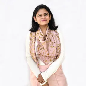 Orchid Bloom Silk Square Scarf
