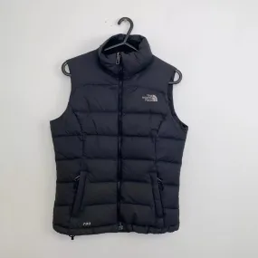 Preowned Vintage The North Face Puffer Gilet 700 Down Vest Womens Size XS Faded Black TNF