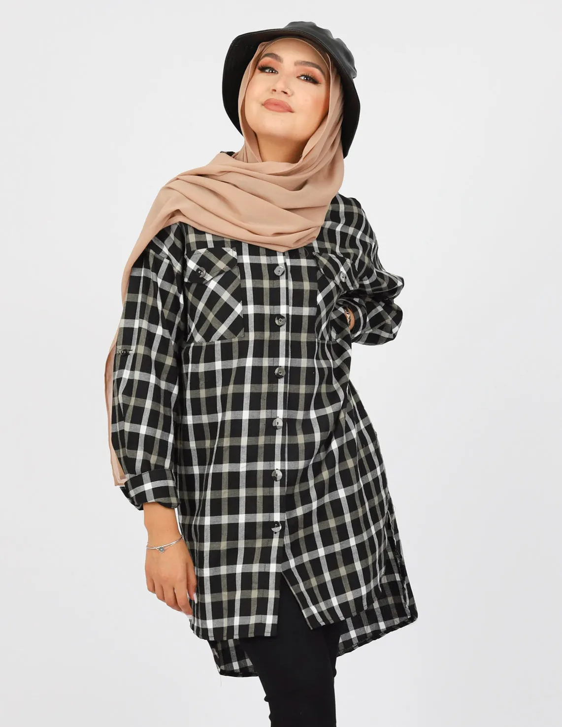 Raya Plaid Blouse