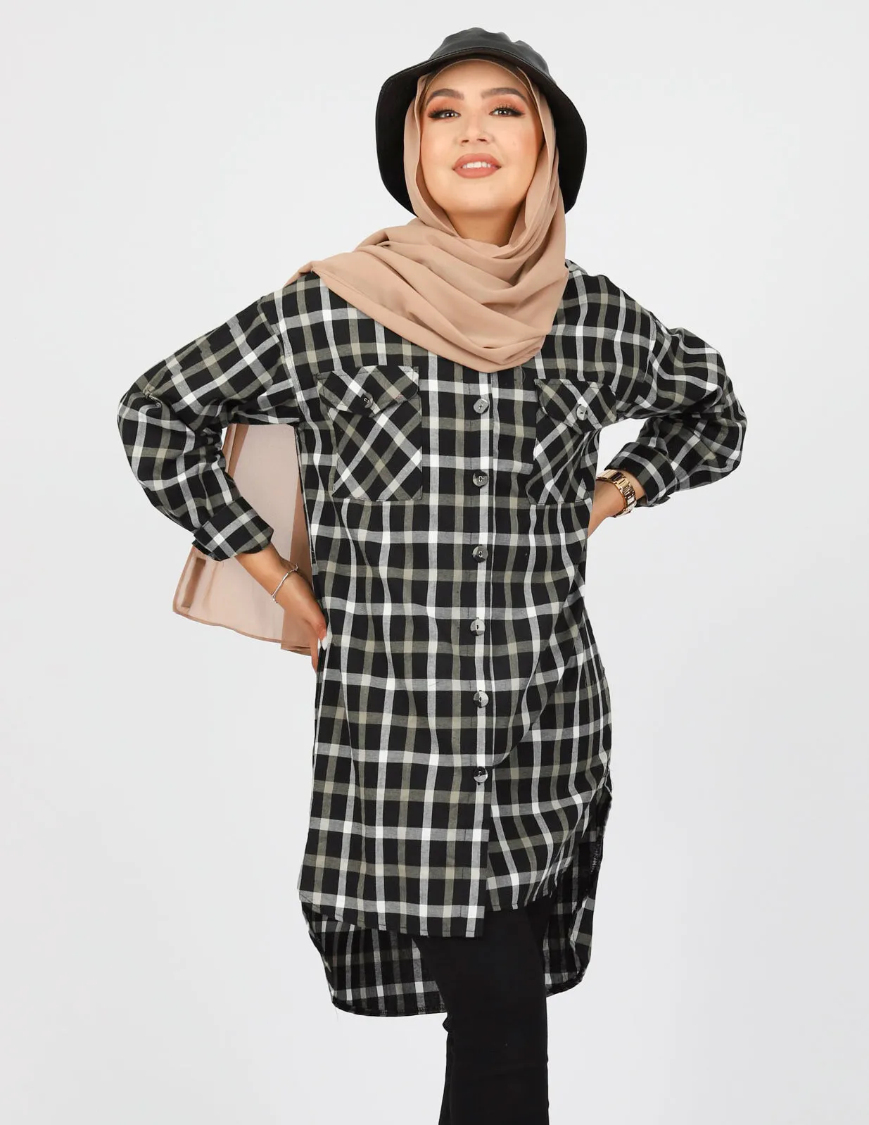 Raya Plaid Blouse