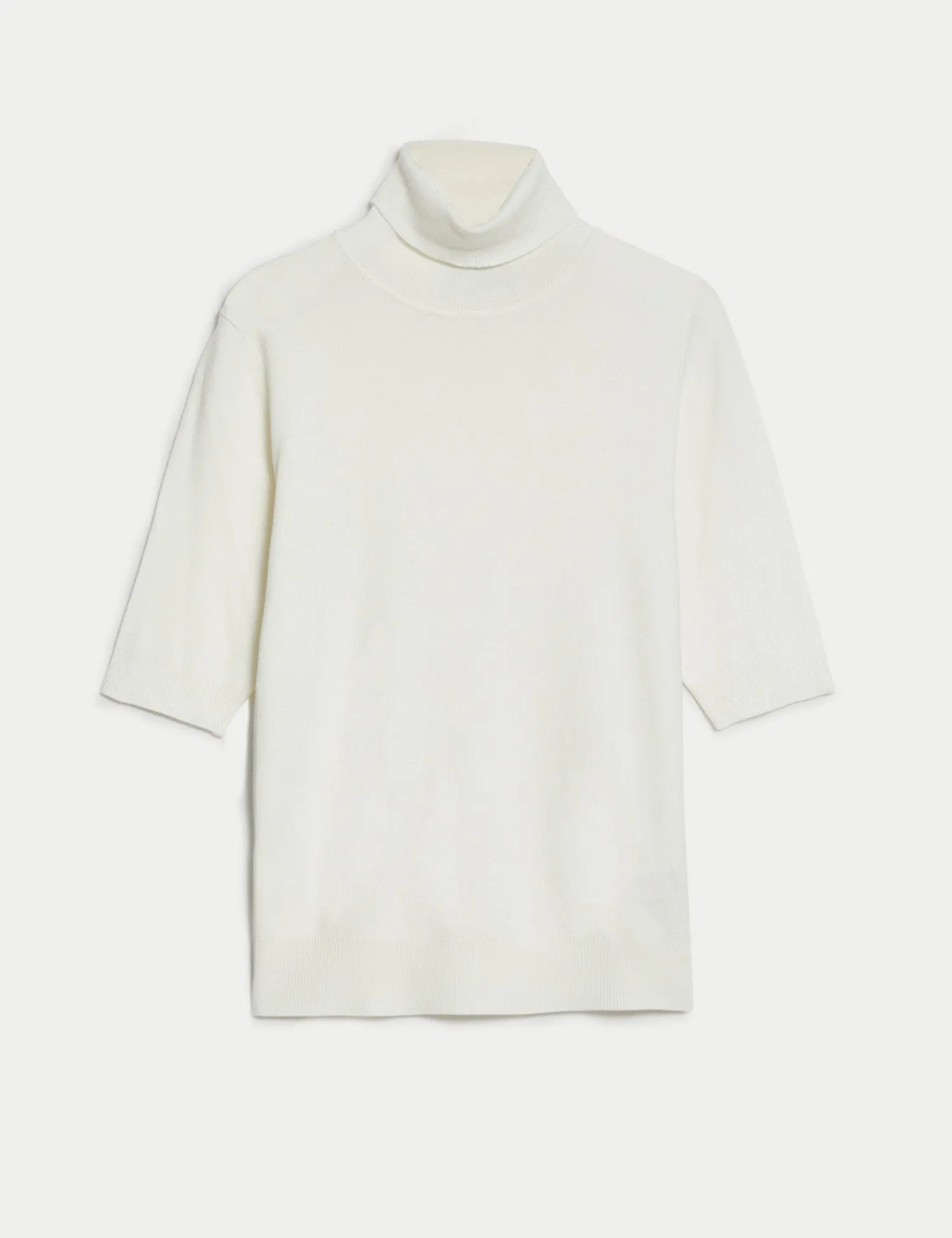 Roll Neck Fitted Jumper