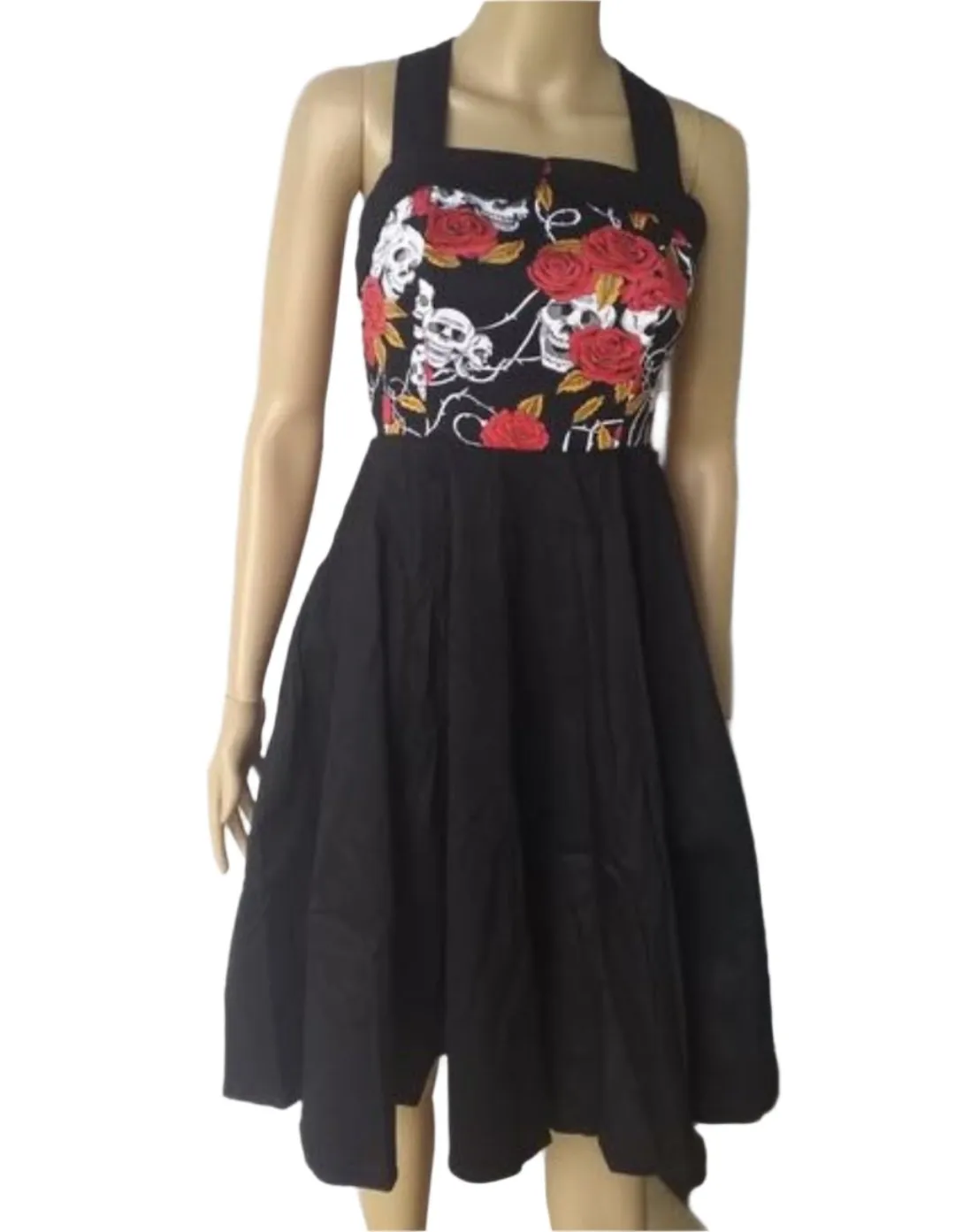 Skulls & Roses Rockabilly Swing Dresses