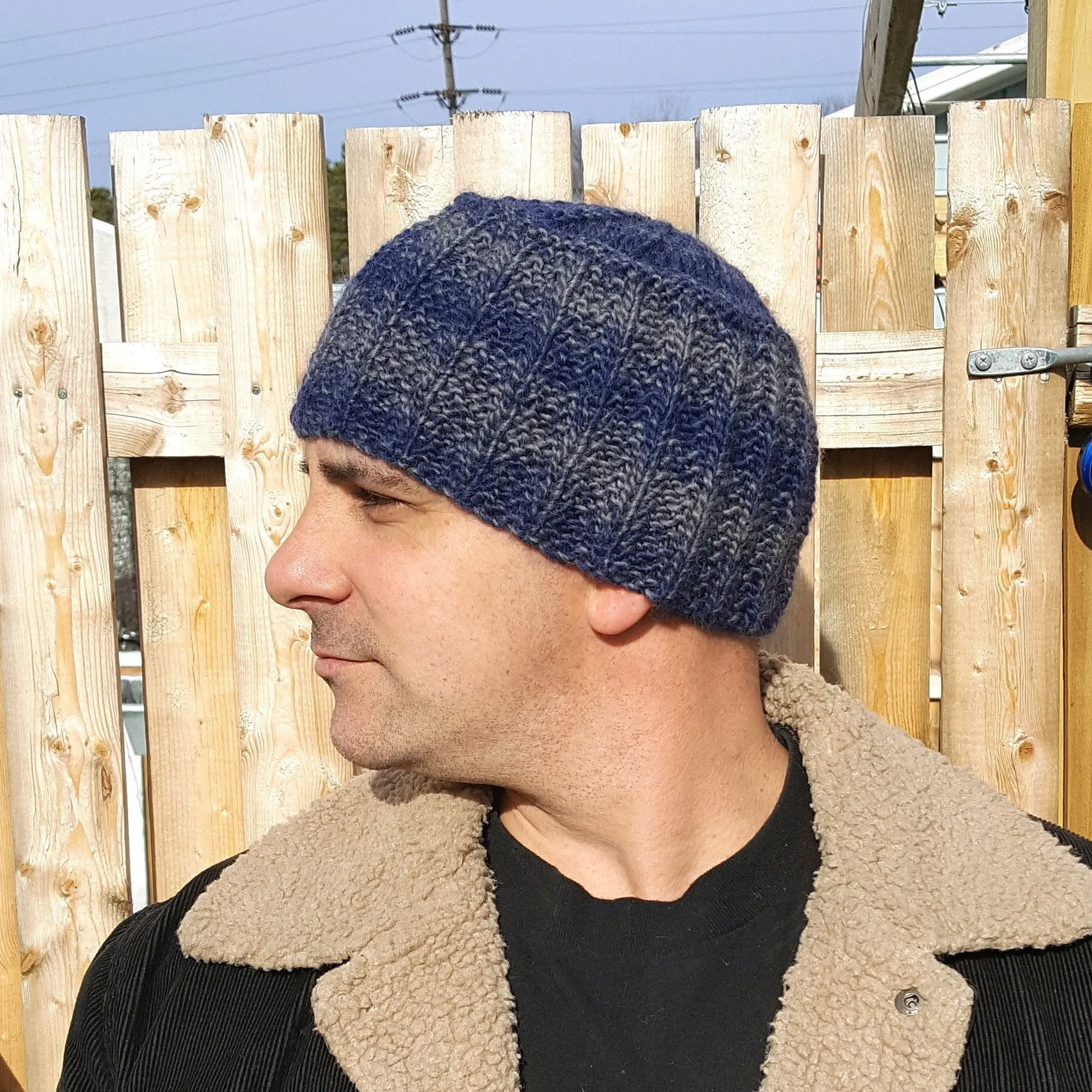 Stormy Night Knit Beanie